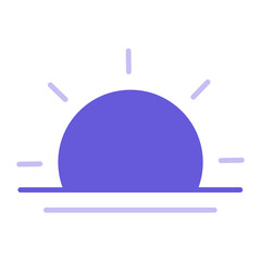 Poster - Sunset Icon of Weather iconset.