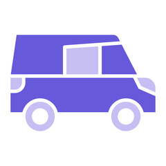 Sticker - Hearse Icon of Funeral iconset.