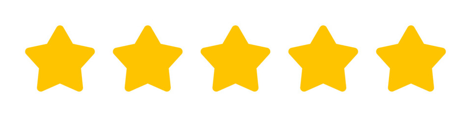 Wall Mural - five star rating