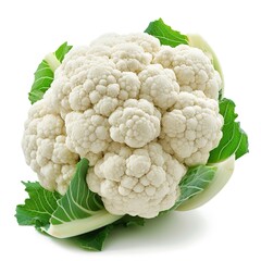 Wall Mural - cauliflower isolated on white background