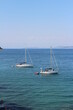 Morze w Grecji, łodzie na wodzie 