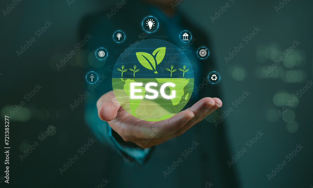 ESG environment green earth Society and Governance sustainable ...