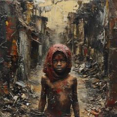 Wall Mural - Poverty