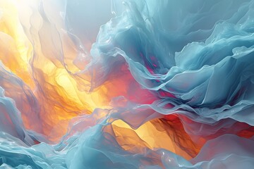 Wall Mural -  abstract background with soft gradients.