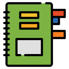 Wall Mural - Notebook Icon