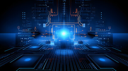 abstract technology background hi-tech communication concept futuristic digital innovation backgroun