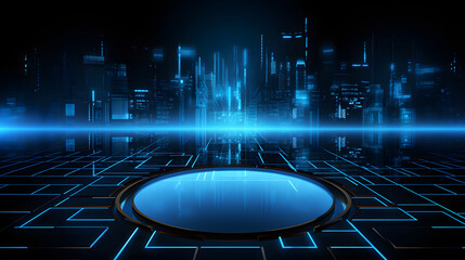 Abstract technology background Hi-tech communication concept futuristic digital innovation background vector illustration