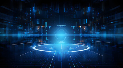 Abstract technology background Hi-tech communication concept futuristic digital innovation background vector illustration