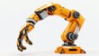 © Orxan - robotic arm 3d on white background. Mechanical hand. Industrial robot manipulator. Modern industrial technology