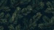 © Nikita44 - seamless background with coniferous branches pattern, coniferous, fir,