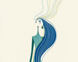 © JuanM - Woman illustration celebrating her vivacity, beauty, strength, diversity and self love