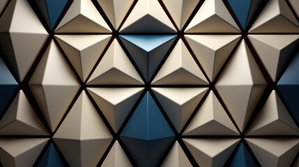 triangular pattern cutouts UHD Wallpaper