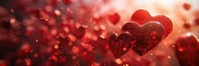 Red And White Valentines Day Background Blossom Love Pragma