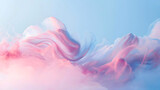 Fototapeta Most - Abstract pastel pink color paint with pastel blue background, gradient, Fluid composition with copy space