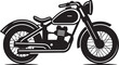 Midnight Motorcycle SketchCustom Chopper Illustration