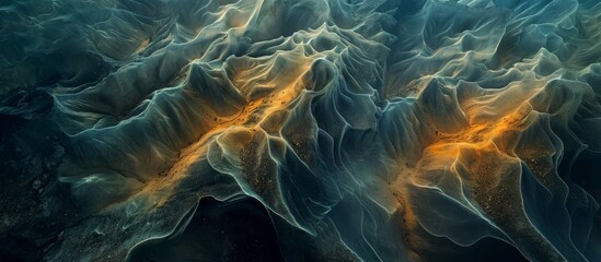 Wall Mural - Captivating Canyons: Mesmerizing Aerial View of Majestic Canyons