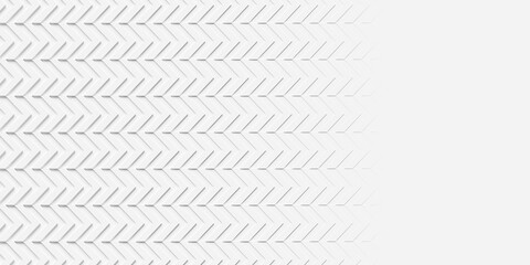 Wall Mural - Narrow herringbone or fishbone arrow pattern triangle array or grid geometrical background wallpaper banner template pattern with copy space