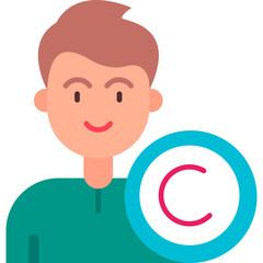 Sticker - Copyright Icon