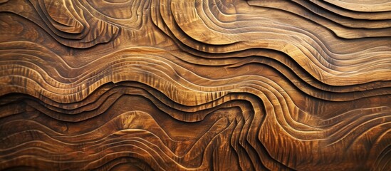 Canvas Print - Mesmerizing Wood Texture on a Striped Surface Creates Captivating Visuals