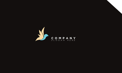 Wall Mural - hummingbird logo for branding and company 