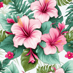  Tropical pattern, Ai generated