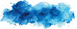 © patricia - blue watercolor stain transparent background vector