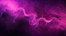 Cosmic Pink And Purple Swirls In Dark Space