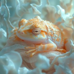 Poster - Orange baby frog