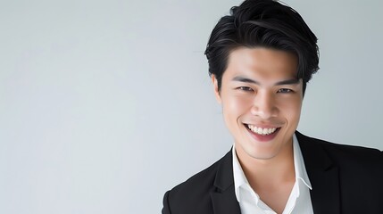 Aufkleber - Business man, smile and style portrait in studio