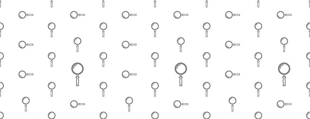 Wall Mural - Magnifier Glass Seamless Pattern M_2112002