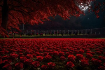 Wall Mural - tulips in the garden