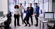 © Andrey Popov - Diverse Excited People Business Group Celebrate