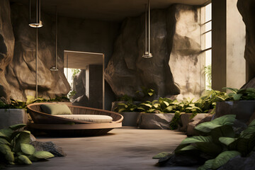 Wall Mural - modern spa room