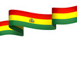 © MohamadAziz - Bolivia flag element design national independence day banner ribbon png