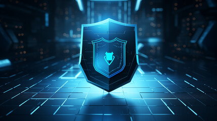 Binary code lock, security and privacy code for protection, digital technology abstraction. Abstract background of futuristic technology