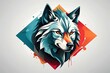 wolf head image created with ai