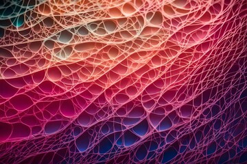 Close-up of a color gel diffusing light, revealing intricate details and gradients.