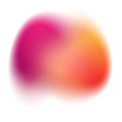 Poster - Liquid Gradient Blur Shape