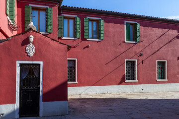 Sticker - Colourful Houses In Burano, Venetian Lagoon, Italy