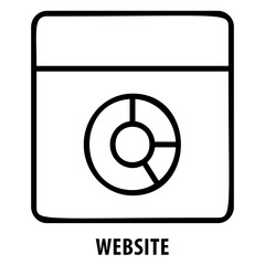 web page, internet, online presence, website, www, digital platform, web interface, homepage, site, webpage, web icon, website symbol, online portal, web development