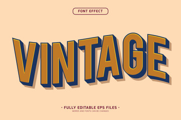 Wall Mural - vintage flag typography text effect