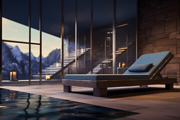 Wall Mural - Cozy spa relaxation room