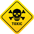 Toxic sign. Vector illustration