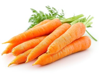 Canvas Print - fresh carrots close up