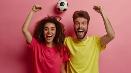 Wall Mural - fans with ball