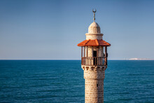 Minaret By The Sea In Asunny Day