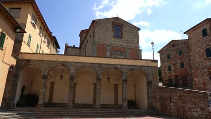 Wall Mural - Lucignano, wonderful village in the Province of Arezzo. Tuscany, Italy.