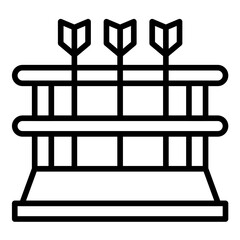 Wall Mural - Rack Icon