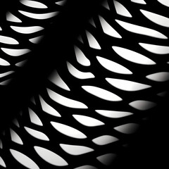 Sticker - Abstract pattern of light and shadow.