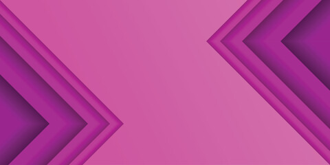 Wall Mural - purple multilayered right triangle. pink gradient paper cut abstract background. design element for 